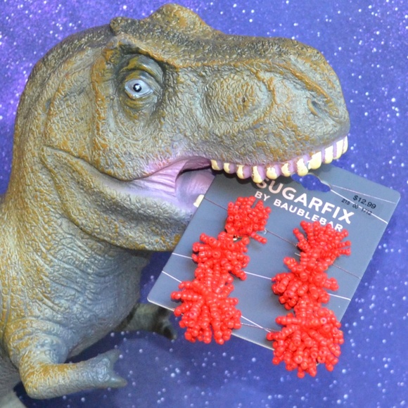 BaubleBar Jewelry - NWT Sugarfix by Baublebar Red Dangling Earrings